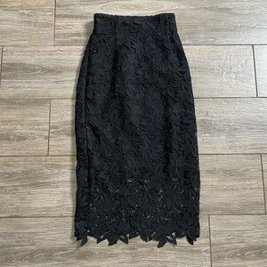 Snidel 1 Black Lace Skirt